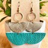 Geometrical Shape Dangle Earrings 