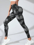 Tie-Dye High Waist Active Leggings 