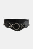 PU Leather Zinc Alloy Buckle Belt 