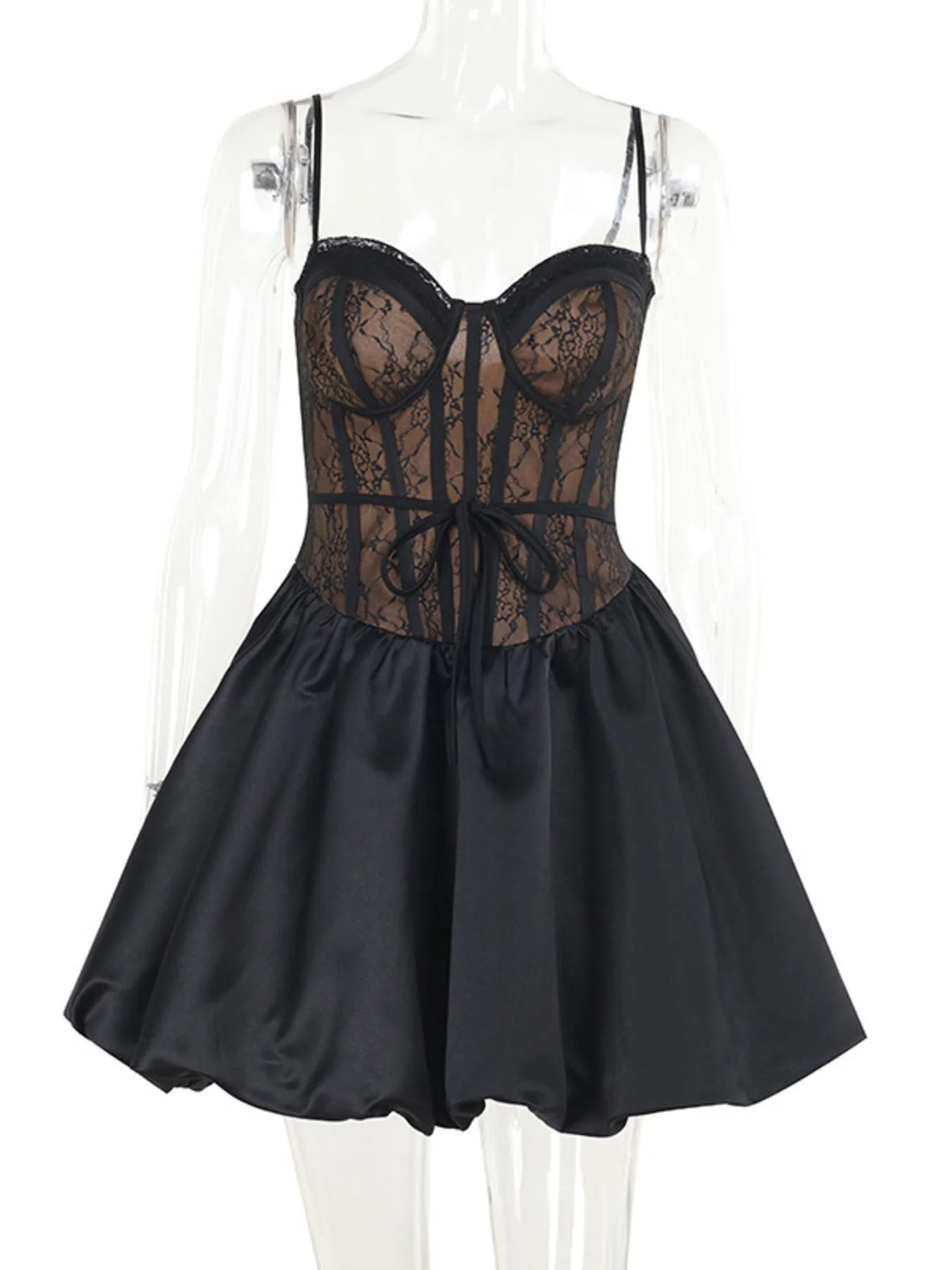 Sweetheart Neck Lace Dress and Cover Up Set Two Piece Dresses