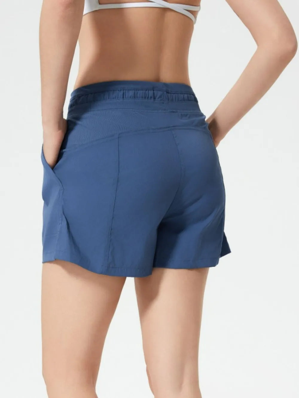 Millennia Drawstring Active Shorts with Pockets 