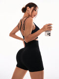 High Waist Active Shorts 