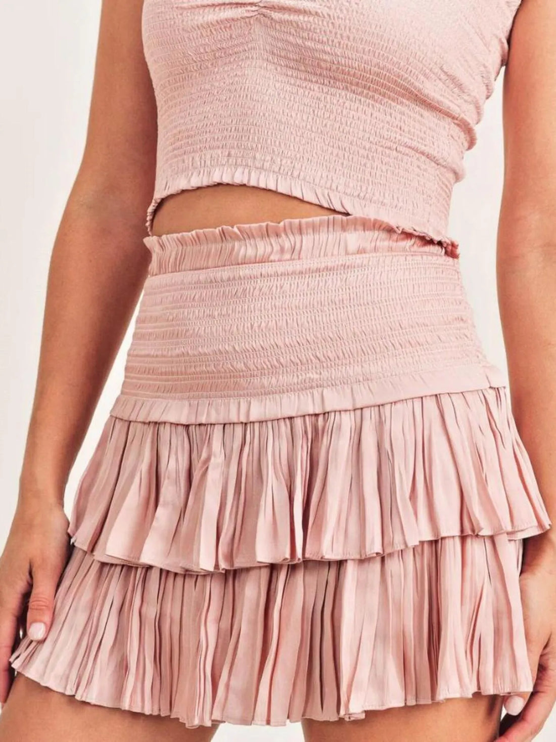 Sweetheart Neck Cami and Skirt Set Two Piece Dresses