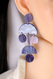 Geometrical Shape Acrylic Dangle Earrings 