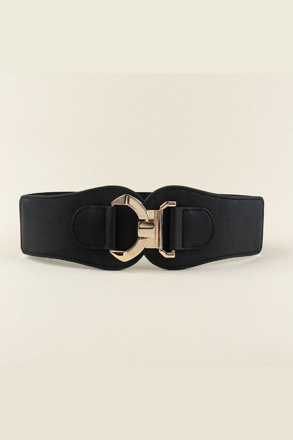 Alloy Buckle Elastic Belt 
