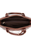 Gradient PU Leather Handbag 