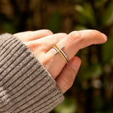 Cross Zircon 925 Sterling Silver Ring 