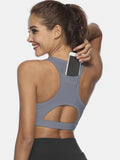 Cutout Scoop Neck Active Tank 