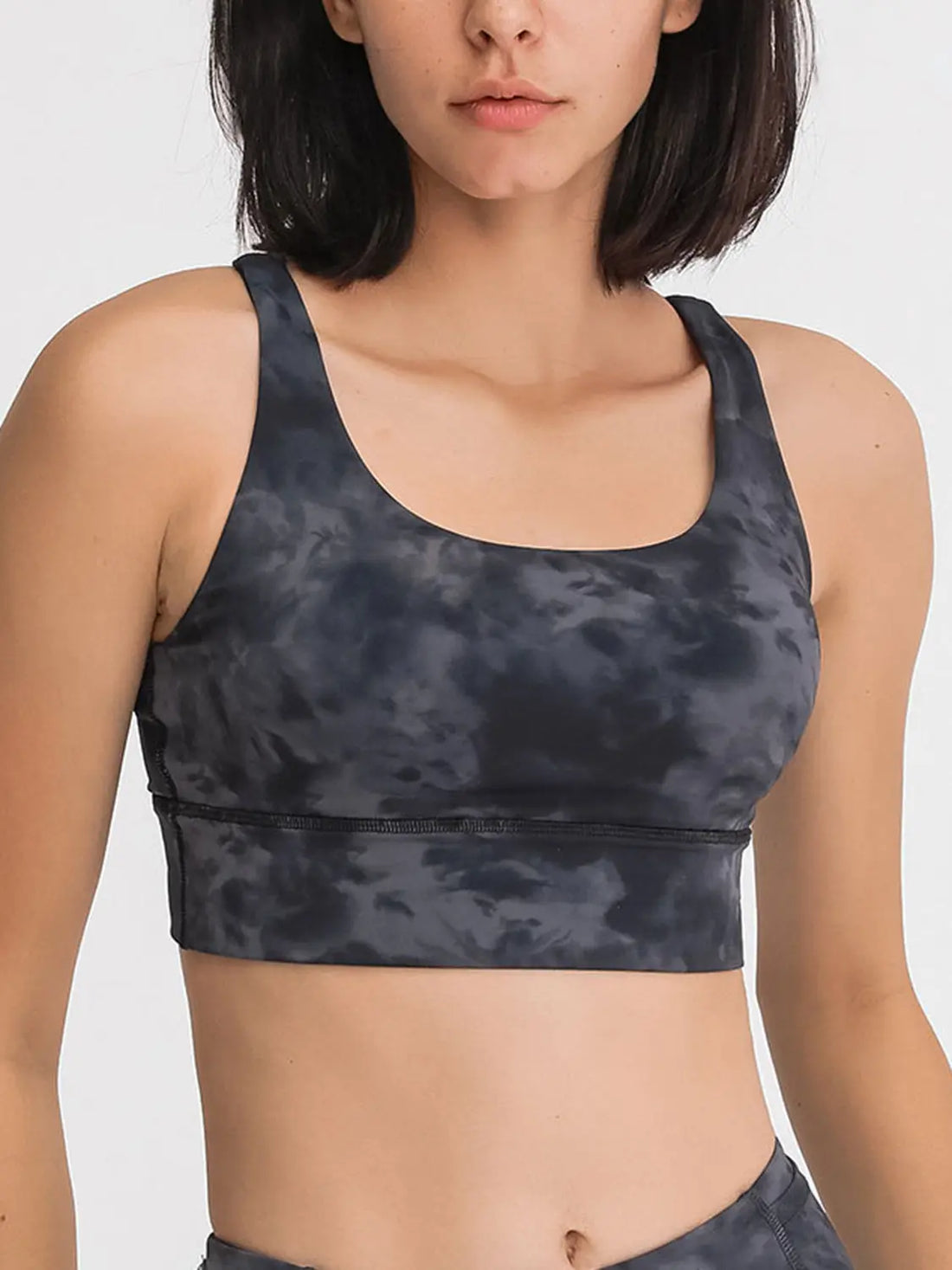 Millennia Crisscross Scoop Neck Active Tank 