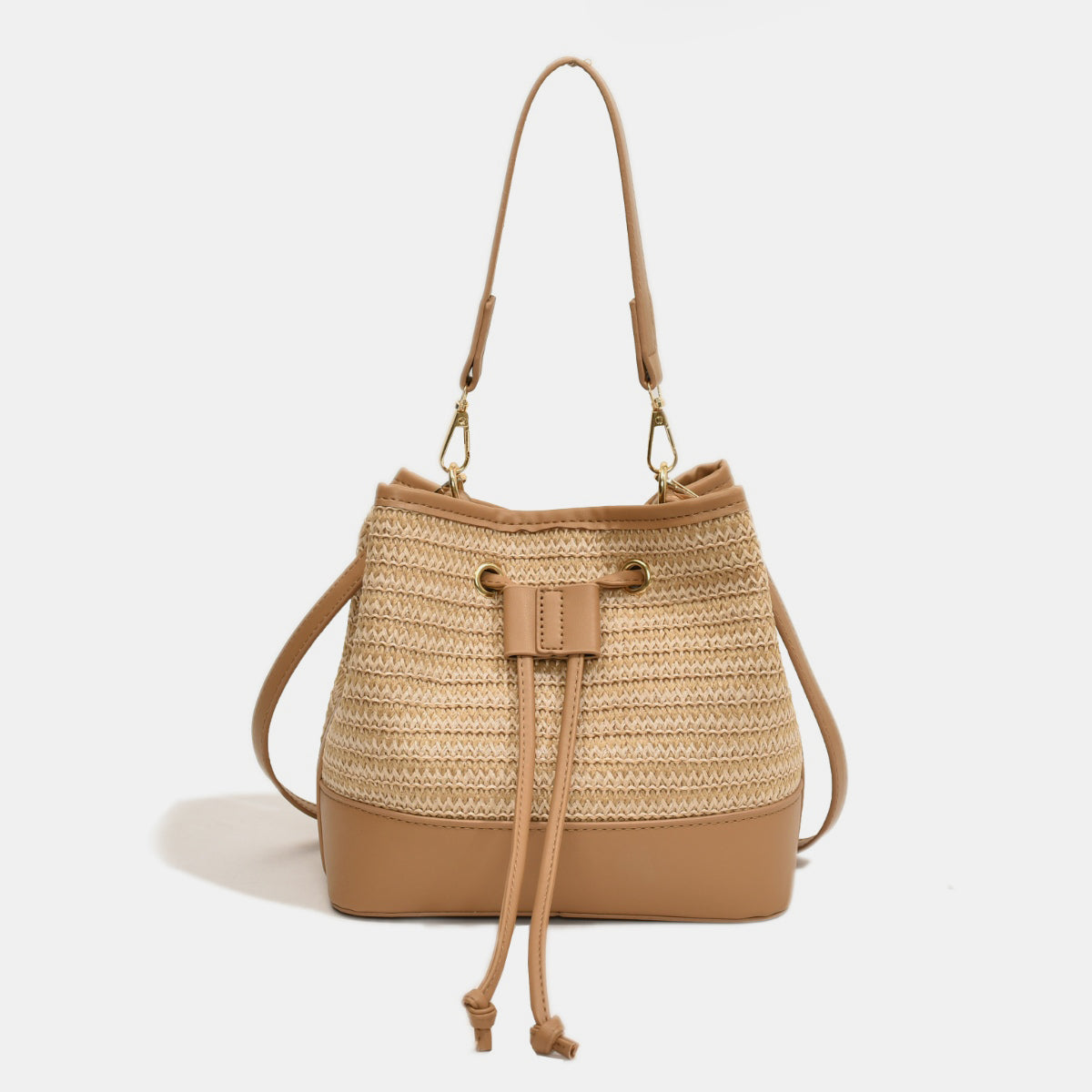 Straw Braided Shoulder Bag 