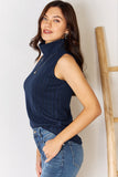 Basic Bae Full Size Ribbed Turtleneck Tank 