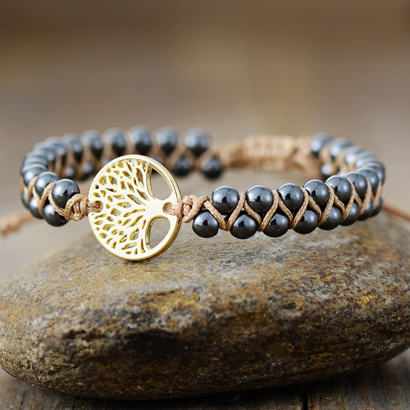 Alloy Natural Stone Braided Bracelet Accessories