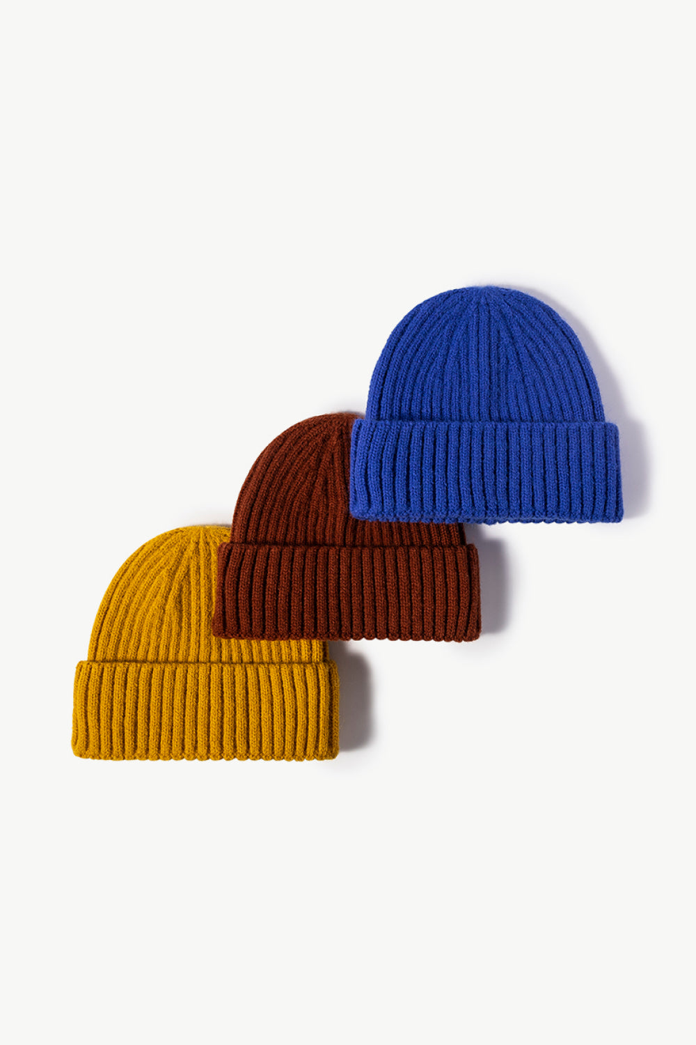 Rib-Knit Cuff Beanie 