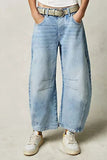 Wide Leg Jeans with Pockets 