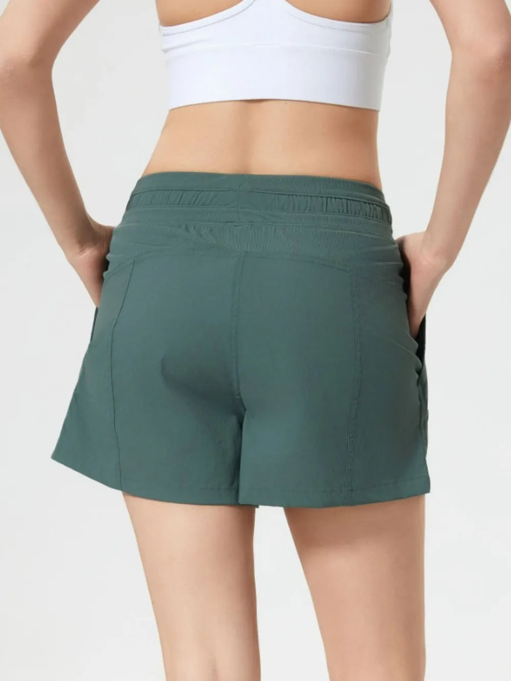 Millennia Drawstring Active Shorts with Pockets 