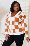 Angel Wings Double Take Button-Up V-Neck Dropped Shoulder Cardigan 