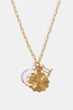 Constellation and Moon Pendant Copper Necklace 