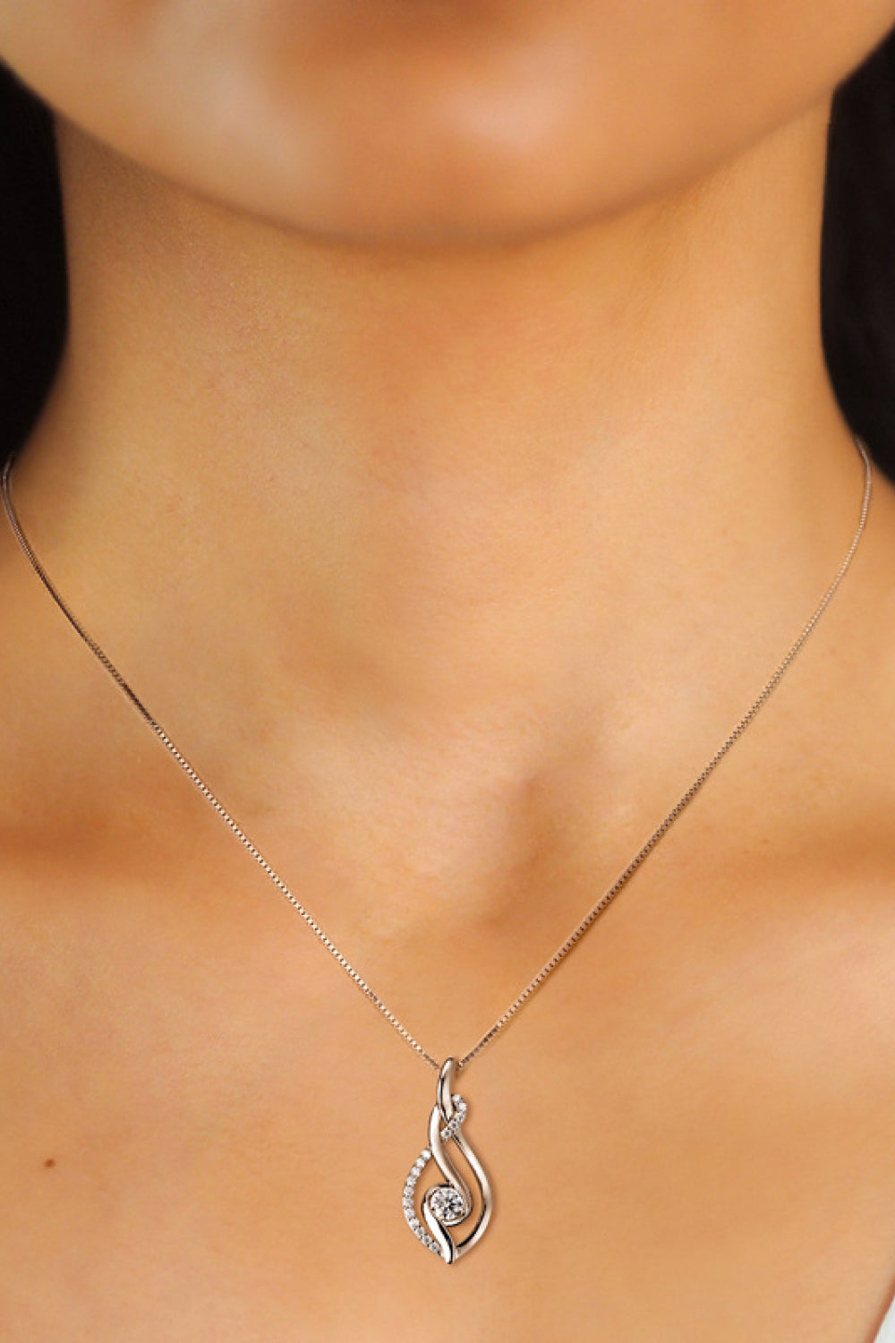 Moissanite 925 Sterling Silver Necklace Accessories