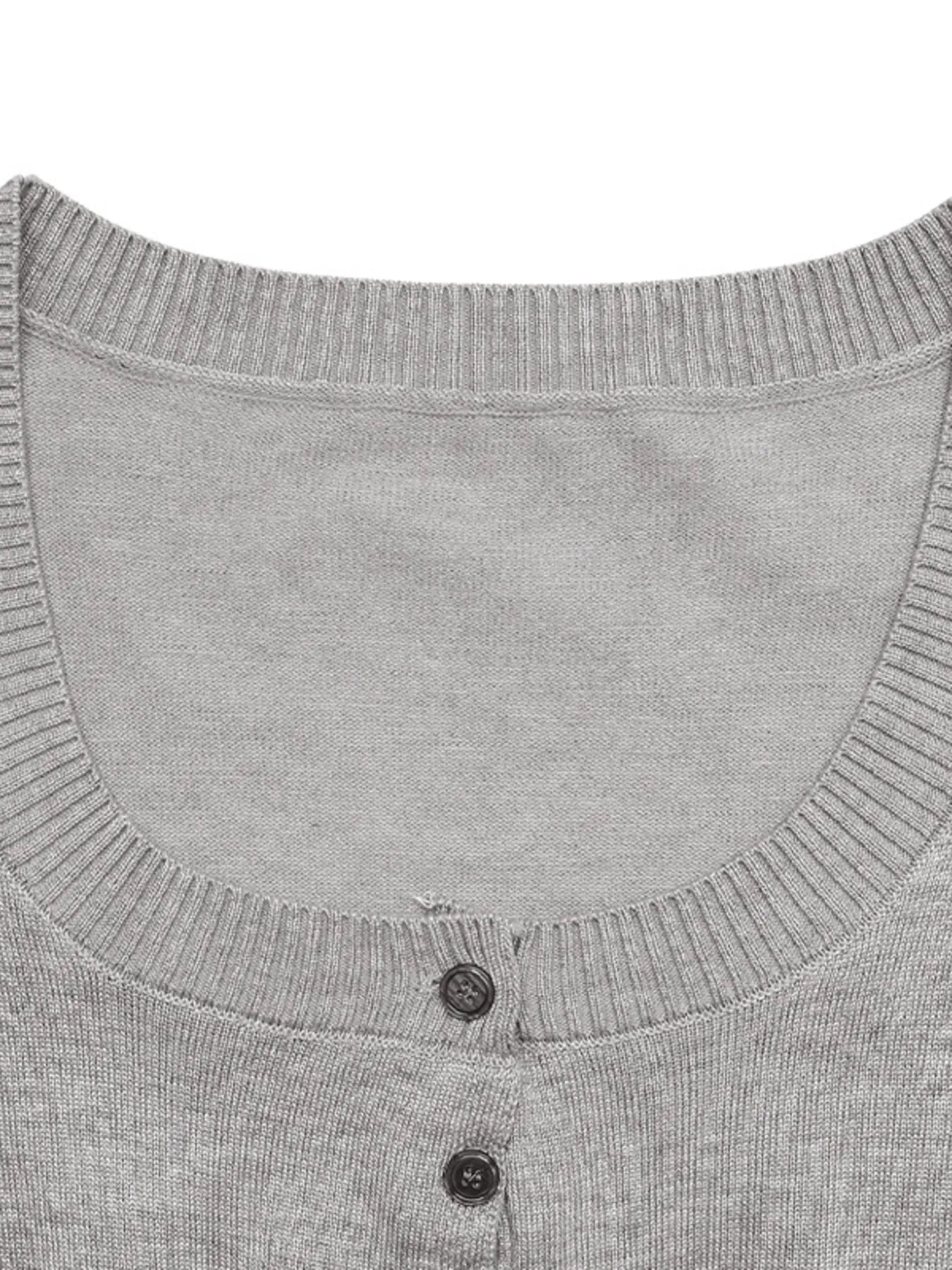 Ribbed Long Sleeve Top and Skirt Knit Set 