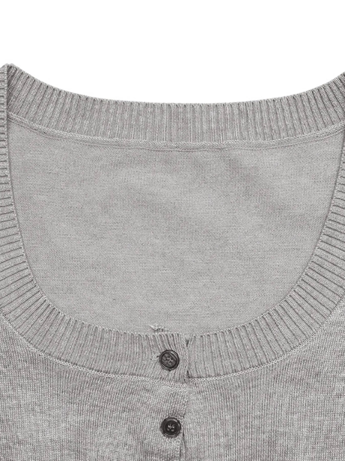 Ribbed Long Sleeve Top and Skirt Knit Set 