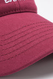 Embroidered Graphic Adjustable Baseball Cap 