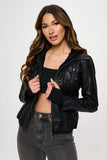 Coalition LA Double Zip Hooded Long Sleeve Jacket 