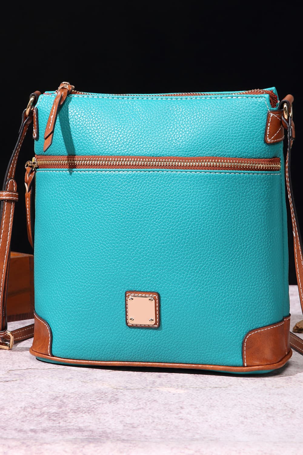 PU Leather Crossbody Bag 