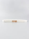PU Elastic Skinny Belt 