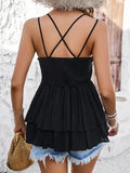 Devine Layered Double Spaghetti Straps Cami 