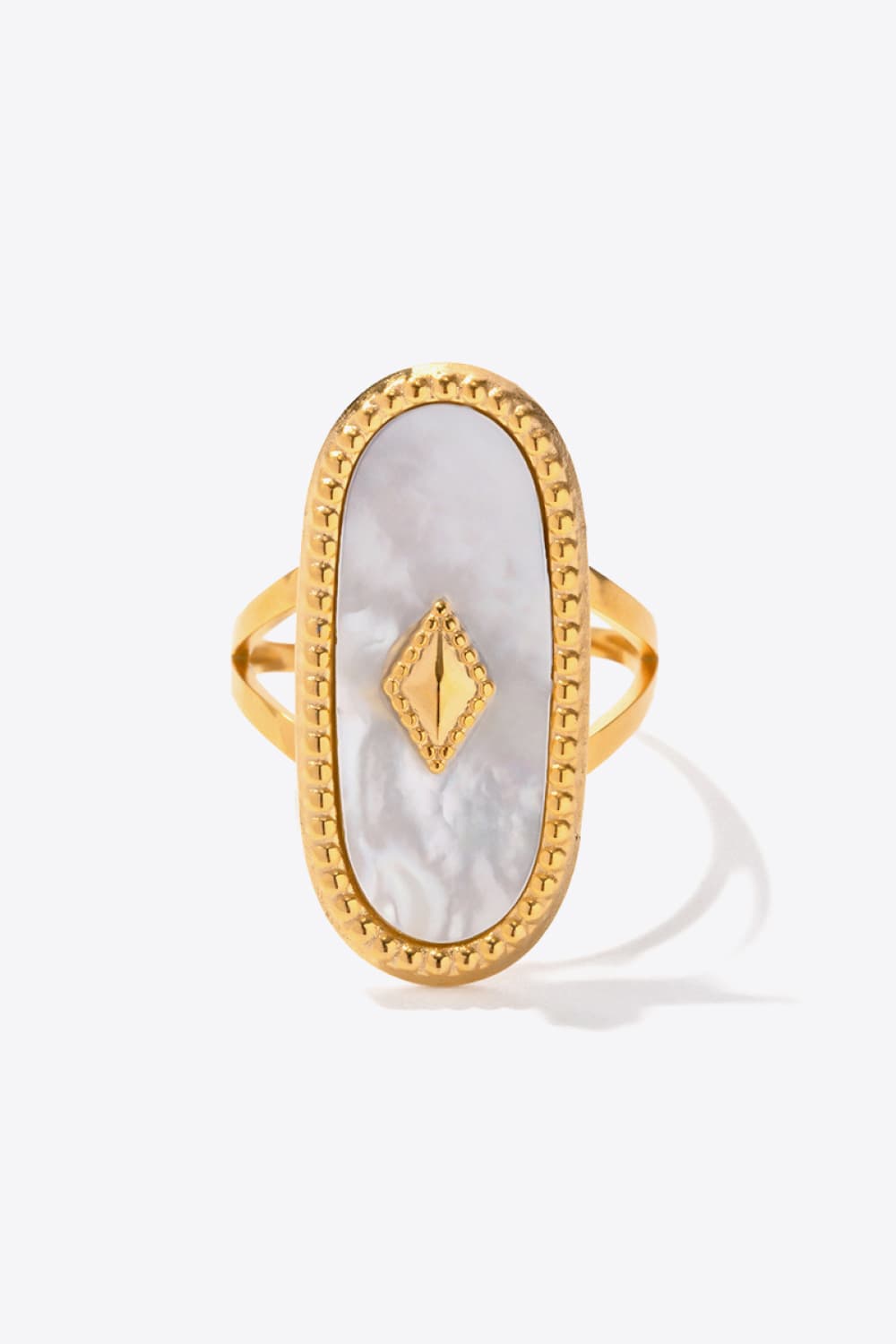 Natural Stone Copper Ring 