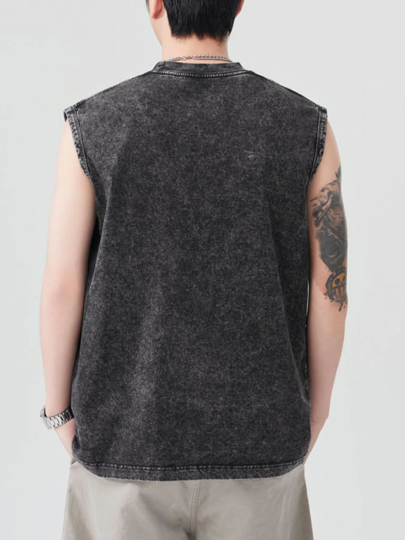 Men's Spider Round Neck Tank 