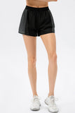 Color Block Drawstring Active Shorts 