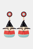 Witch's Hat Shape Synthetic Pearl Dangle Earrings 