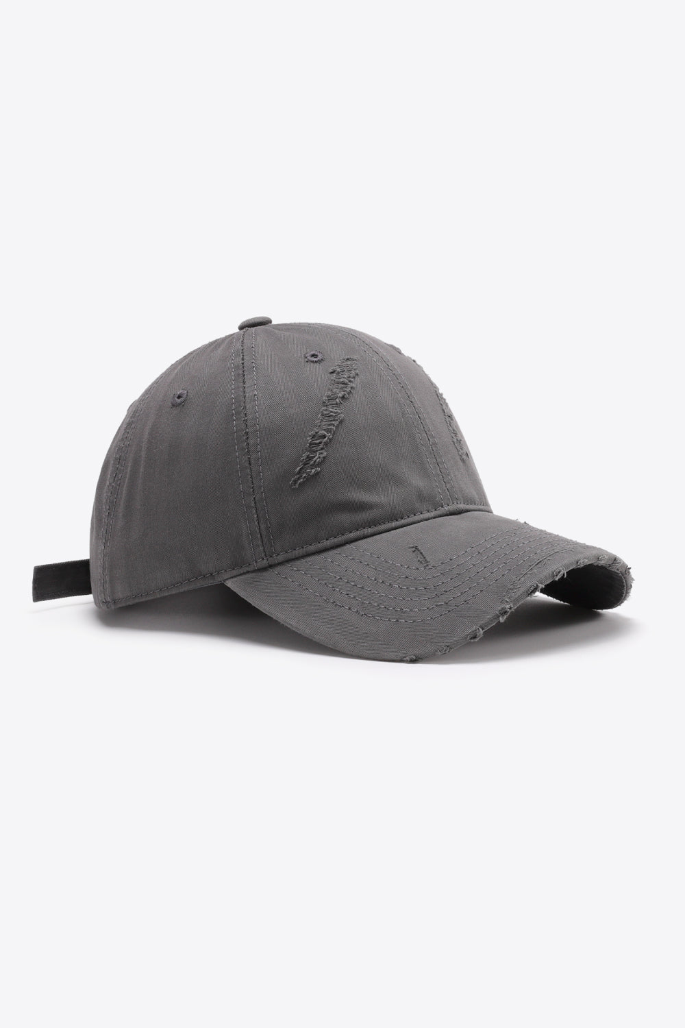 Distressed Adjustable Baseball Cap 