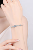 2 Carat Moissanite 925 Sterling Silver Bracelet 