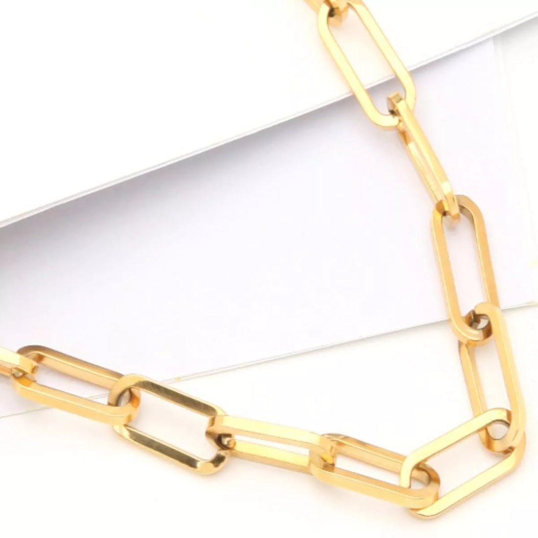 18K Gold-Plated Chain Necklace 
