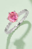1 Carat Moissanite 6-Prong 925 Sterling Silver Ring 
