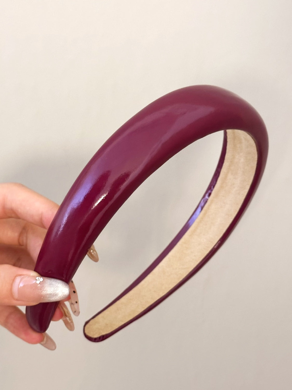 PU Leather Wide Headband 