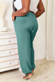 Basic Bae Full Size Soft Rayon Drawstring Waist Pants with Pockets 