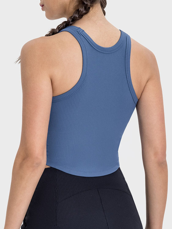 Millennia Round Neck Racerback Active Tank 