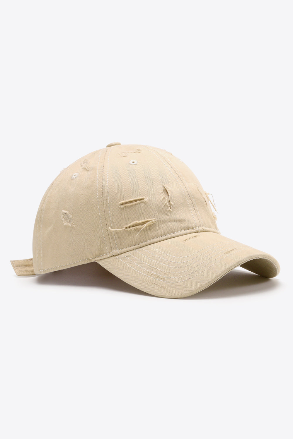 Distressed Adjustable Baseball Cap 