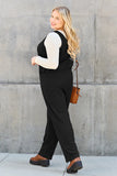 Double Take Full Size Sleeveless Straight Jumpsuit 