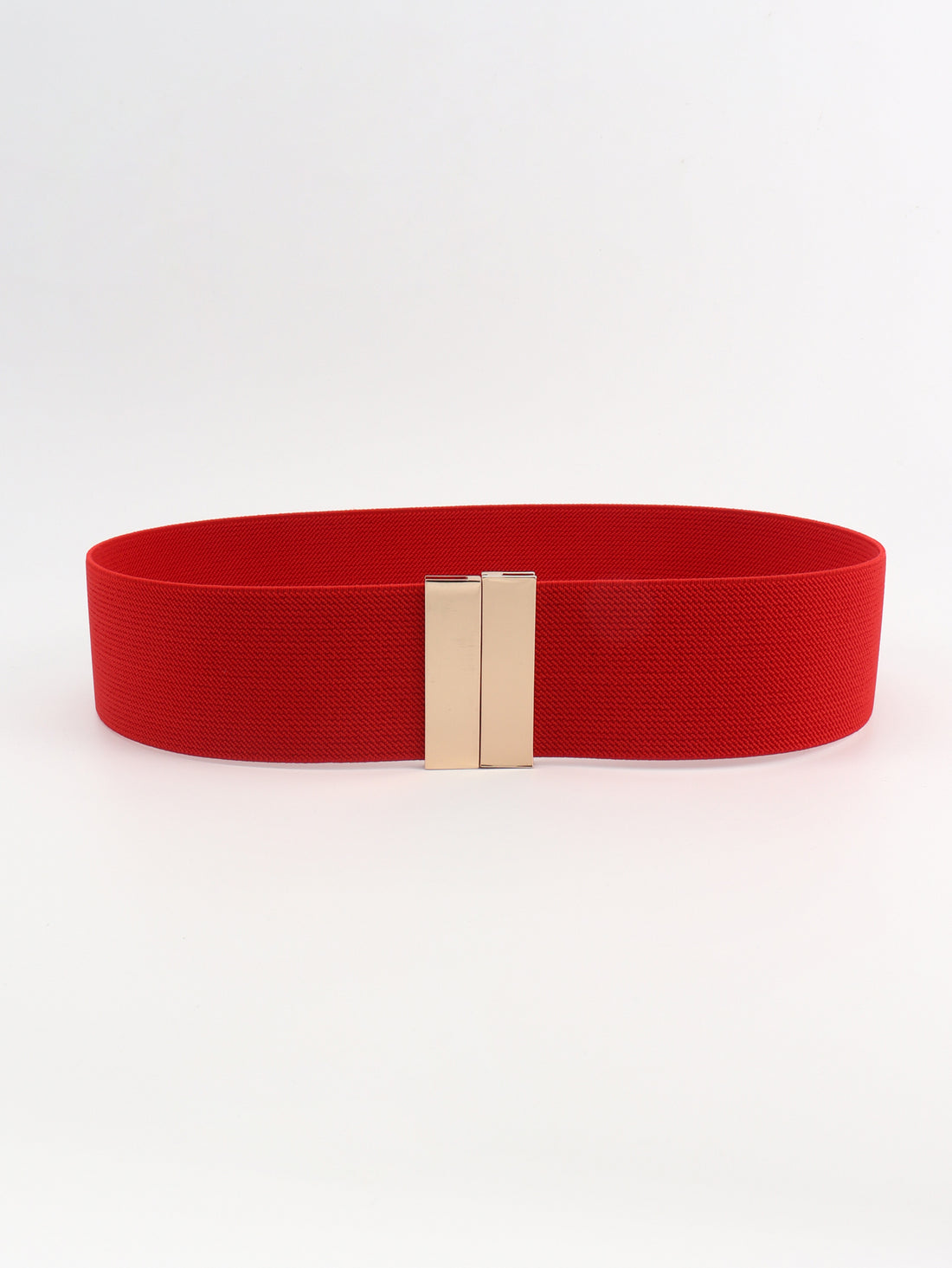 Alloy Buckle Elastic Belt 