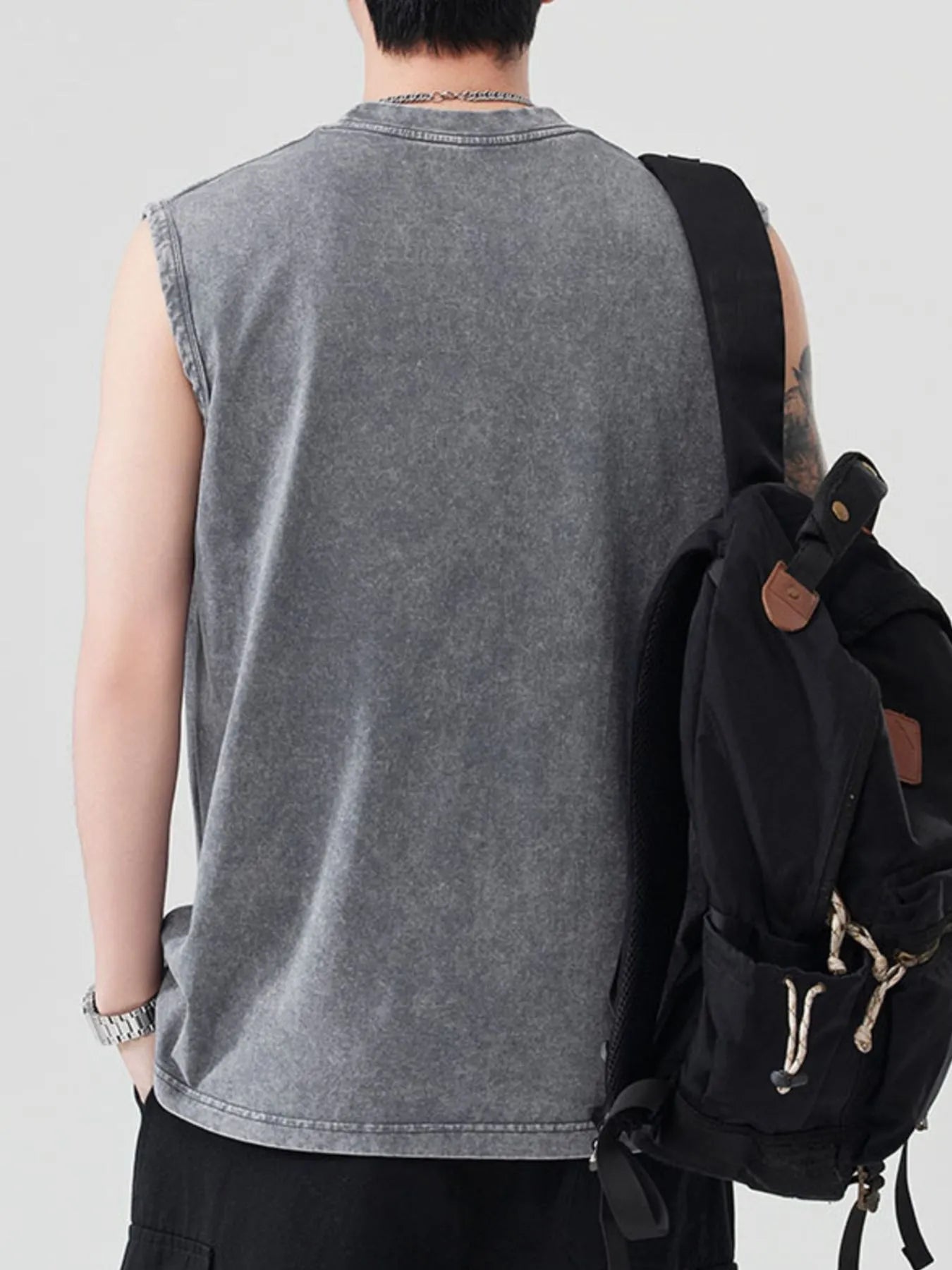 Men's Spider Round Neck Tank 