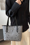 Bow Trim Polyester Tote Bag 