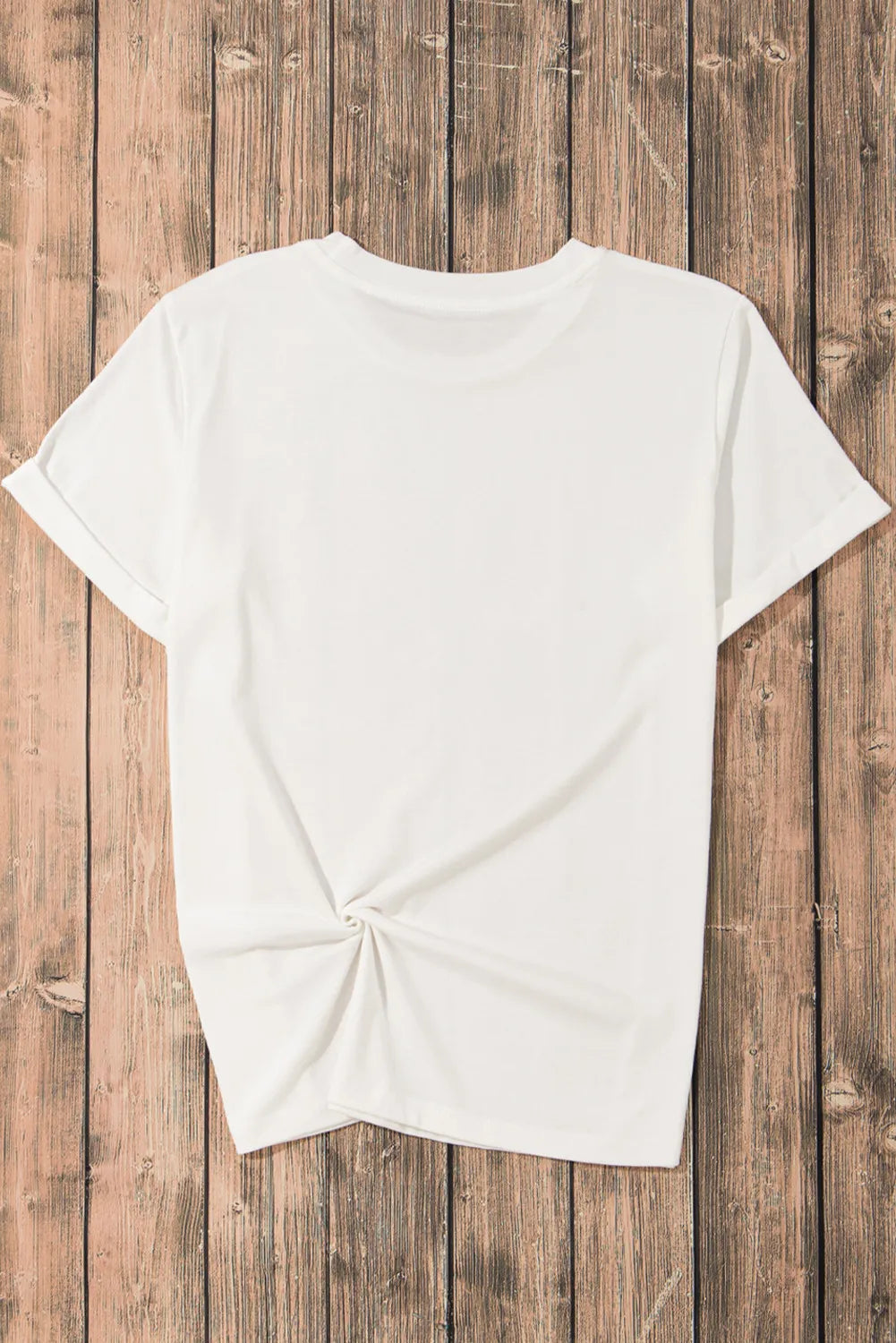 Pumpkin Round Neck Short Sleeve T-Shirt 