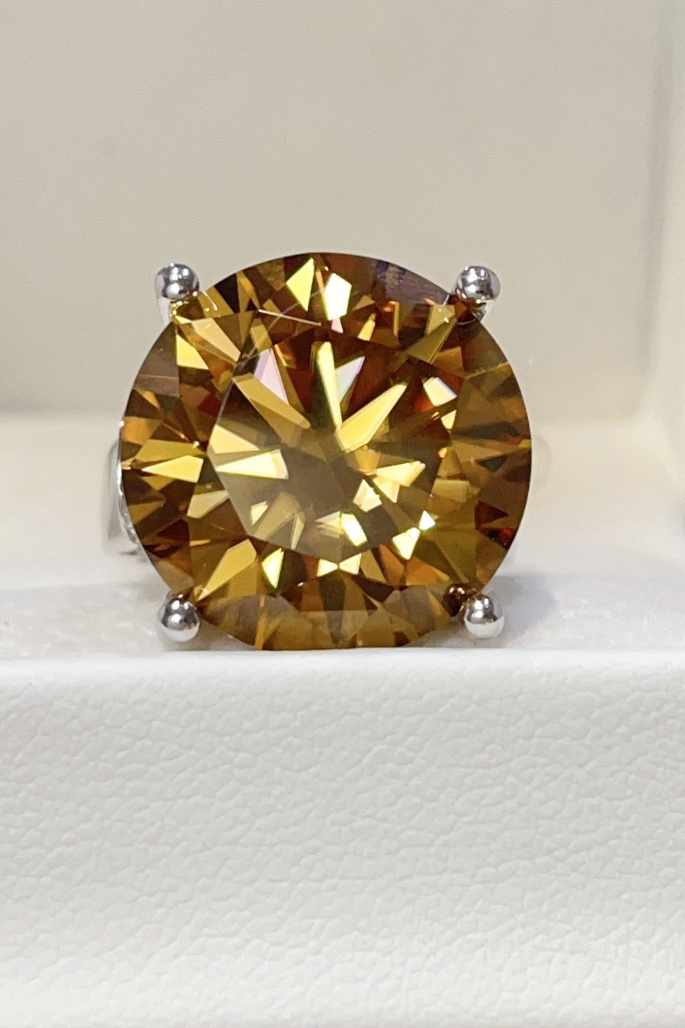 20 Carat Moissanite 925 Sterling Silver Ring Accessories