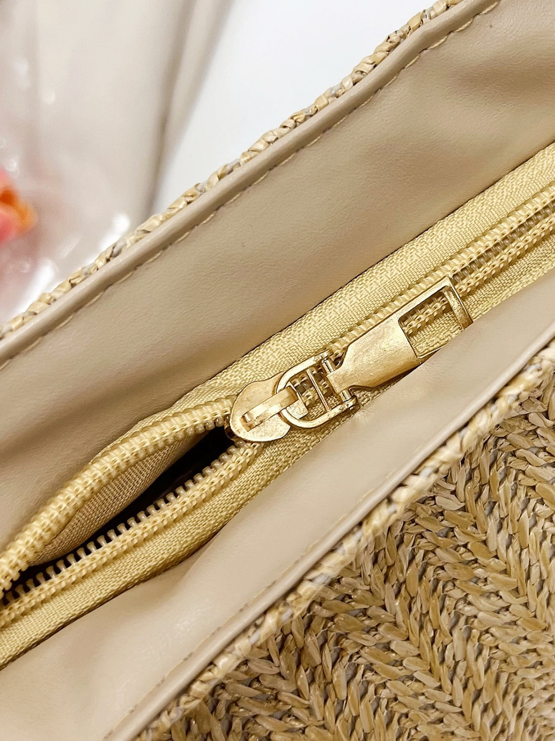 Straw Woven Tote Bag 