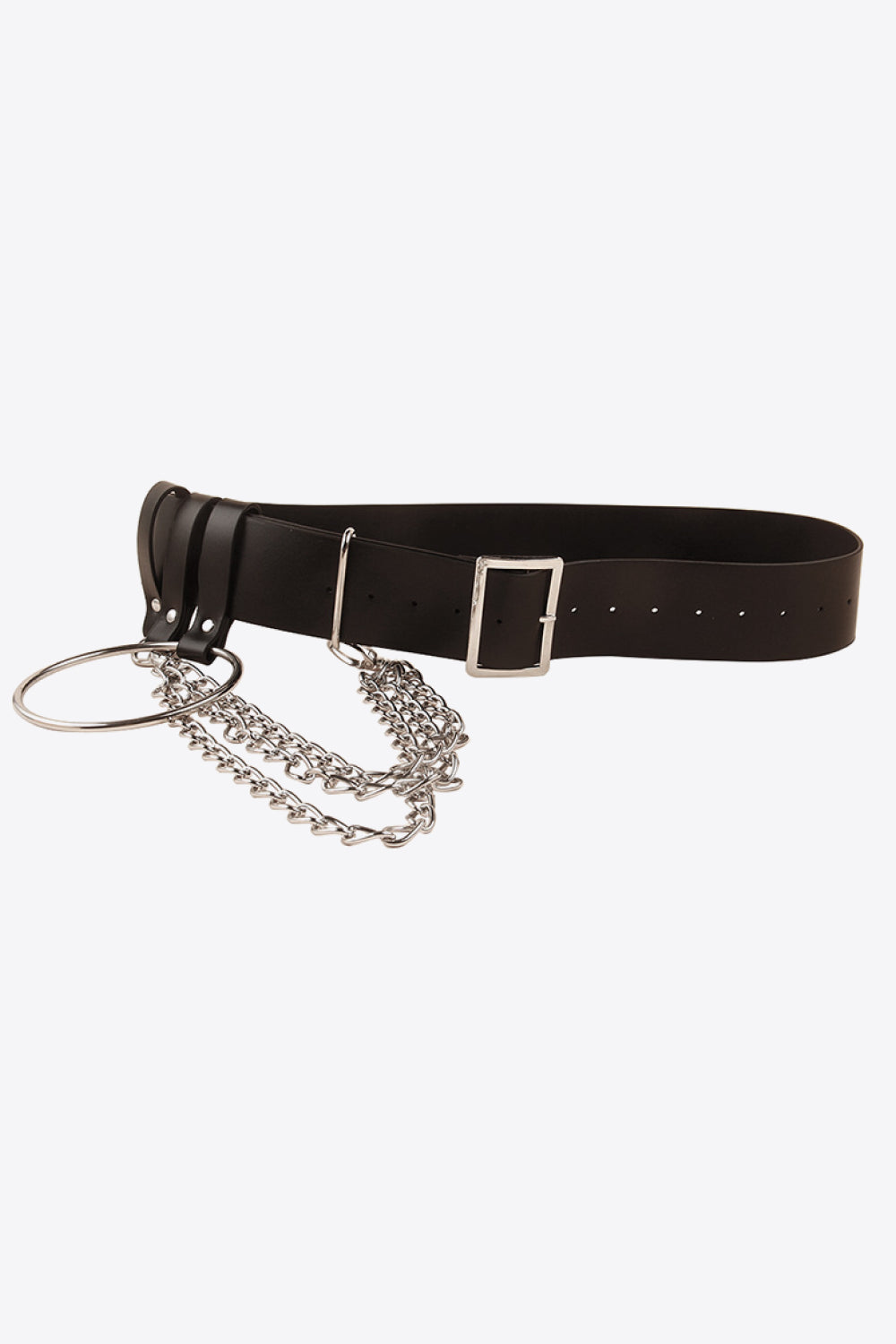 PU Belt with Chain 
