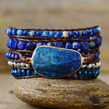 Alloy Bead Braided Bracelet 